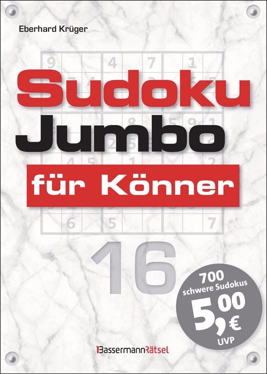 Produktbild: Sudokujumbo f&uuml;r K&ouml;nner 16