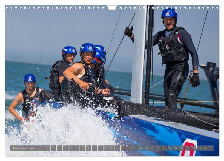 Produktbild: All In Racing - Segeln am Limit - Fotografien von Jens Hoyer (Wandkalender 2026 DIN A3 quer), CALVENDO Monatskalender