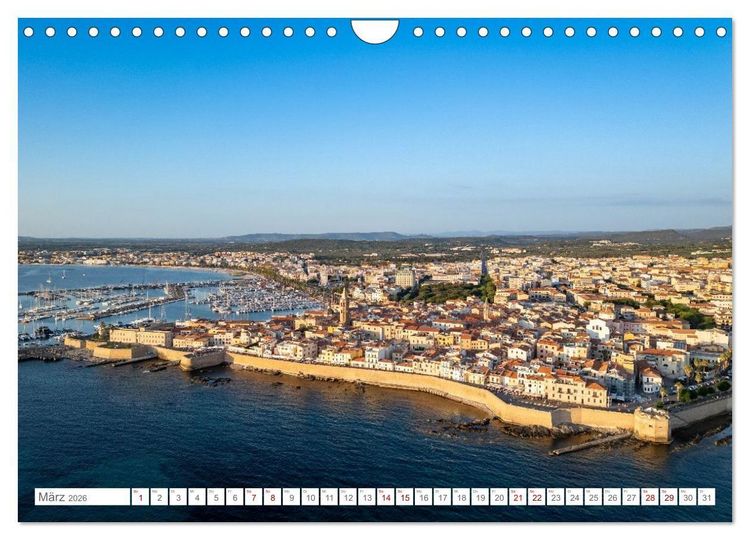 Produktbild: Sardinien. Sch&ouml;ne Landschaften und bunte St&auml;dte. (Wandkalender 2026 DIN A4 quer), CALVENDO Monatskalender