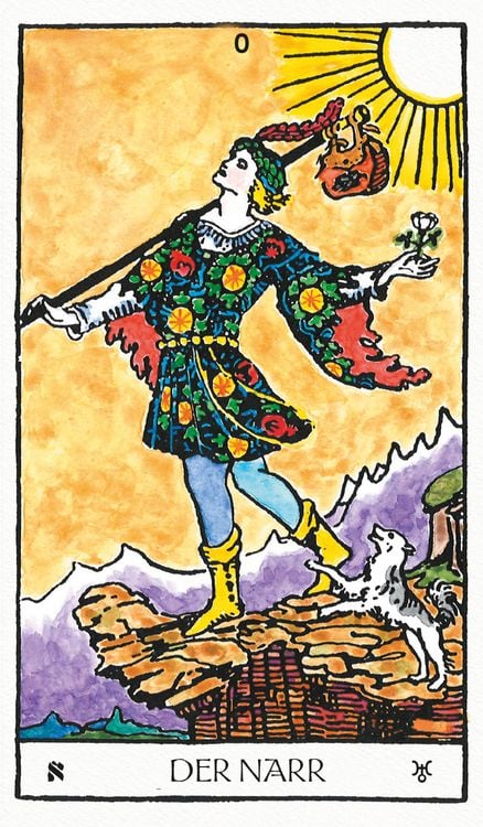 Produktbild: Das Weiser-Tarot - Tarot von A.E. Waite in den urspr&uuml;nglichen Aquarellfarben (78 Karten illustriert von Pamela Colman Smith mit Booklet)