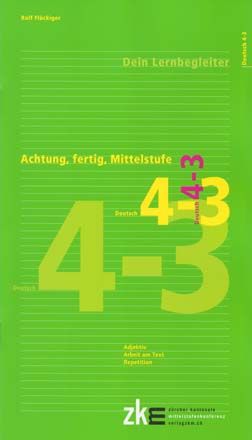 Produktbild: Achtung, fertig, Mittelstufe, Quartalsheft 4-3 Deutsch