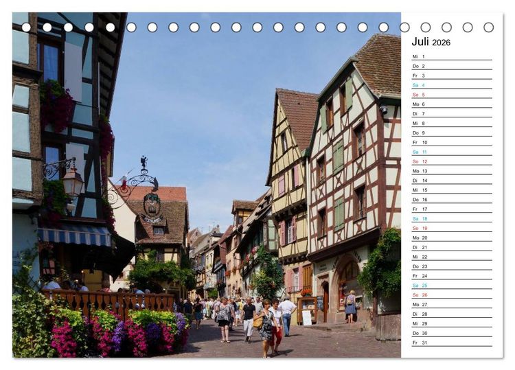 Produktbild: Traumziele in Europa (Tischkalender 2026 DIN A5 quer), CALVENDO Monatskalender