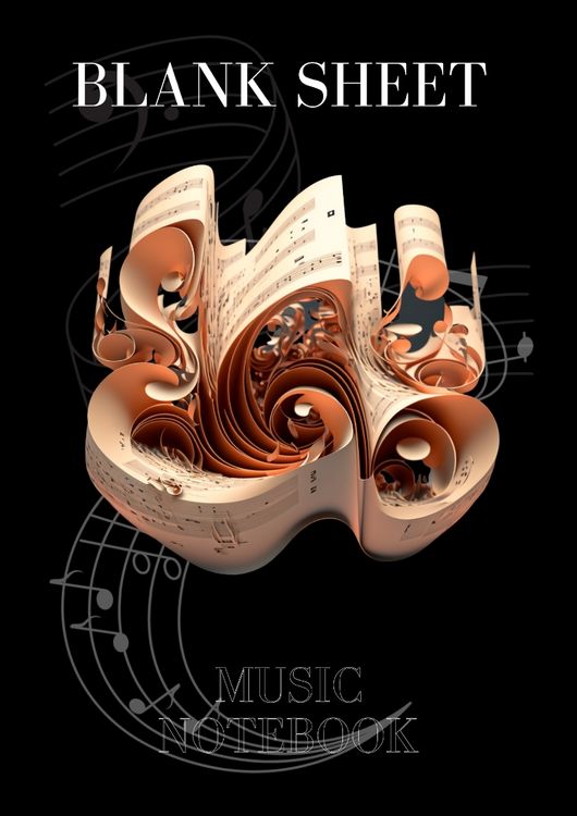 Produktbild: Blank Music Manuscript Notebook for Musicians and Composers