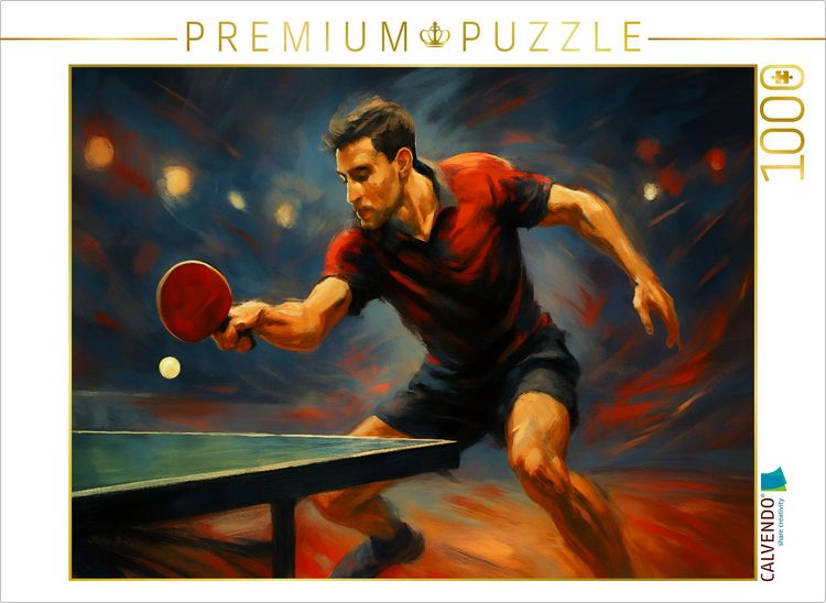 Produktbild: CALVENDO Puzzle Im Rhythmus des R&uuml;ckschlags | 1000 Teile Lege-Gr&ouml;&szlig;e 64x48cm Foto-Puzzle f&uuml;r gl&uuml;ckliche Stunden