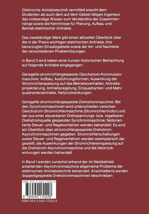 Produktbild: Elektrische Antriebstechnik