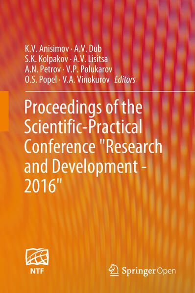 Produktbild: Proceedings of the Scientific-Practical Conference "Research and Development - 2016"