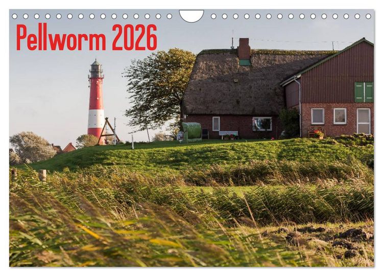 Produktbild: Pellworm 2026 (Wandkalender 2026 DIN A4 quer), CALVENDO Monatskalender