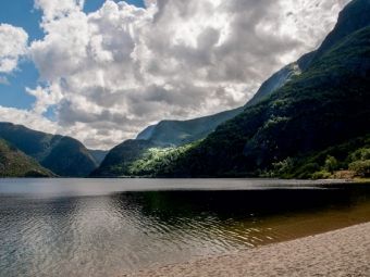 Produktbild: CALVENDO Puzzle Der Eidfjordvatnet | 1000 Teile Lege-Gr&ouml;&szlig;e 64x48cm Foto-Puzzle f&uuml;r gl&uuml;ckliche Stunden