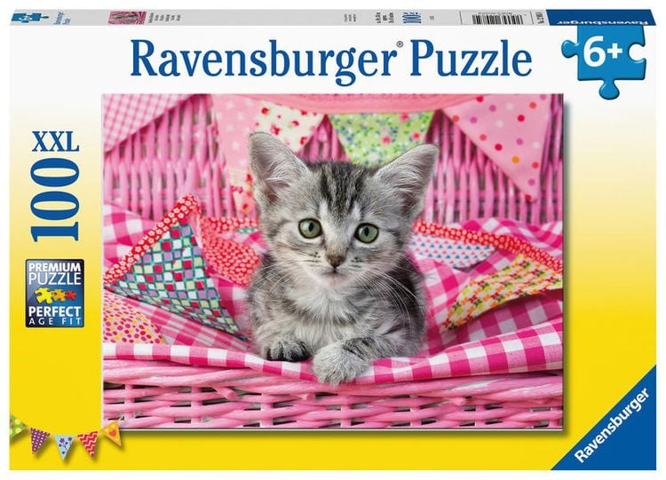Bild vom Artikel Puzzle Ravensburger Niedliches Kätzchen 100 Teile XXL vom Autor 