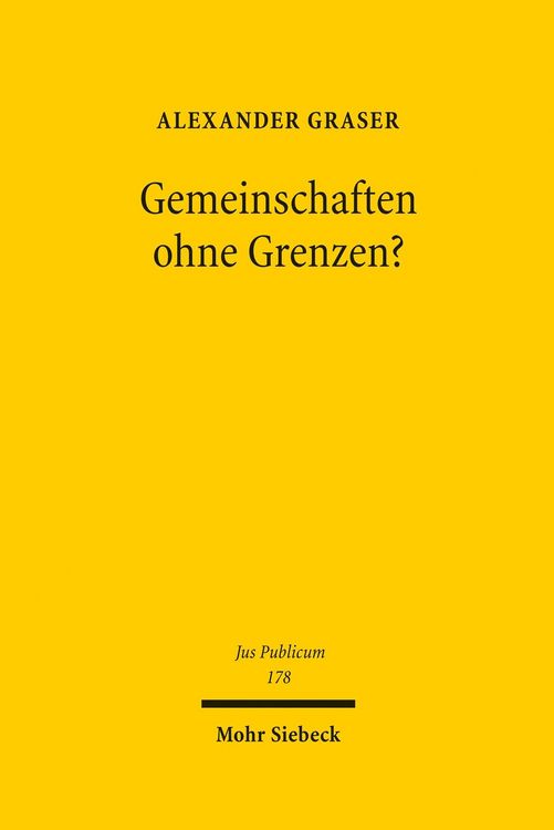 Produktbild: Gemeinschaften ohne Grenzen?