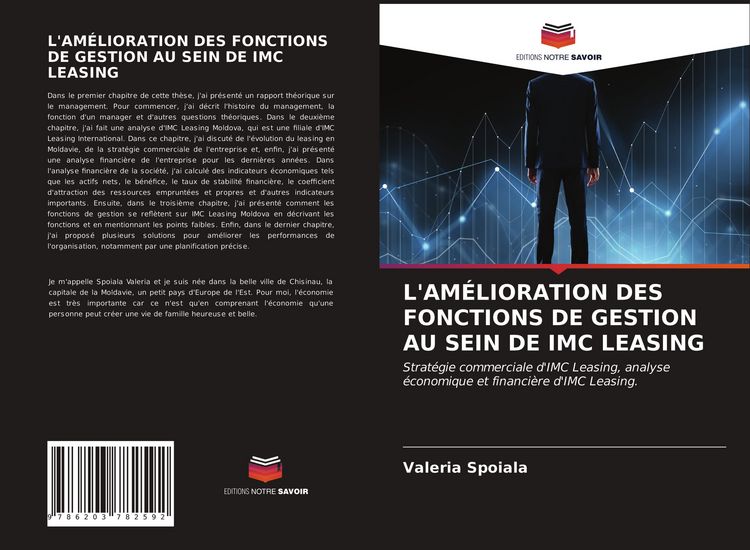 Produktbild: L'am&eacute;lioration des Fonctions De Gestion Au Sein De Imc Leasing