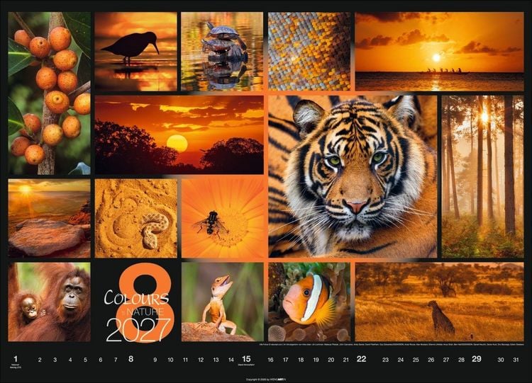 Produktbild: Colours of Nature Kalender 2027