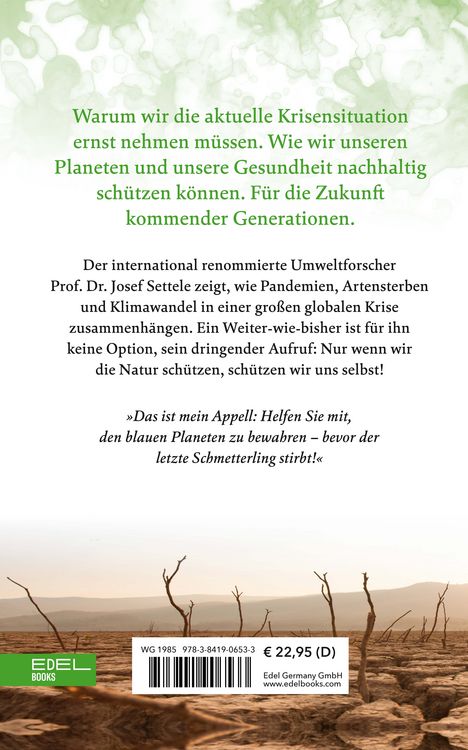 Produktbild: Die Triple-Krise: Artensterben, Klimawandel, Pandemien