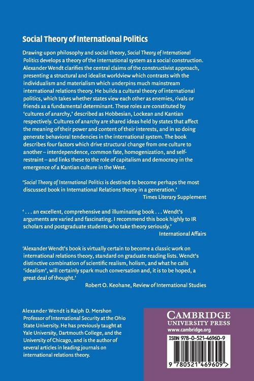 Produktbild: Social Theory of International Politics