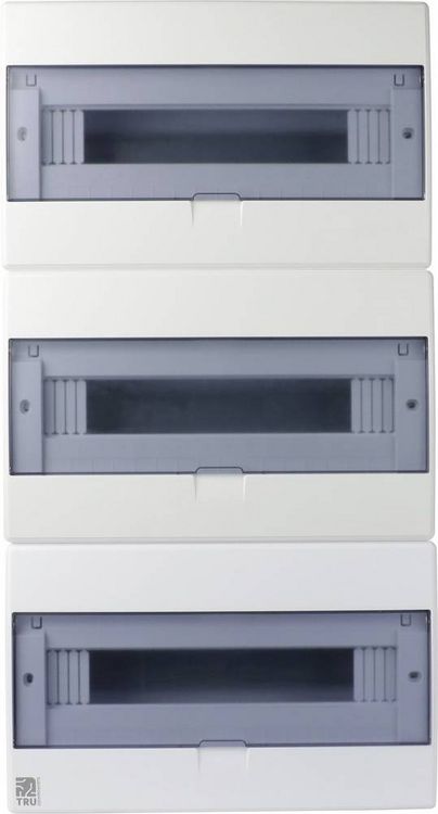 Produktbild: TRU COMPONENTS TC-GYB5-48 Installationsverteiler 366 x 690 x 95 ABS, PC, Stahl 1St.