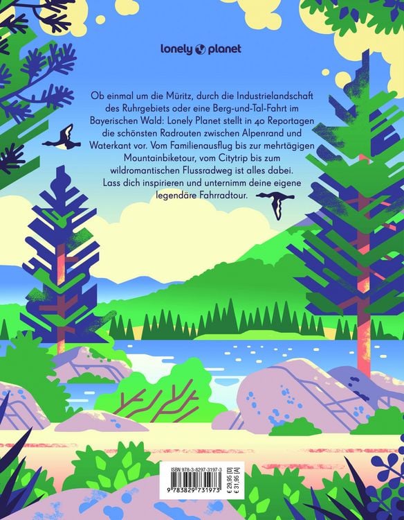 Produktbild: LONELY PLANET Bildband Legend&auml;re Radtouren in Deutschland