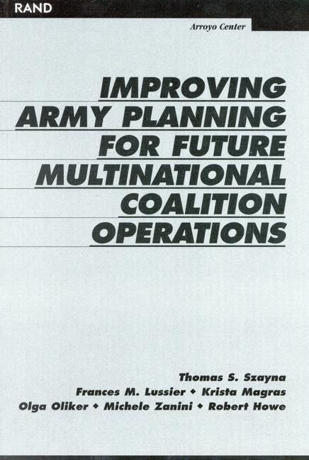 Produktbild: Improving Army Planning for Future Multinational Coalition Operations