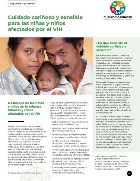 Produktbild: Cuidado cari&ntilde;oso y sensible para las ni&ntilde;as y ni&ntilde;os afectados por el VIH