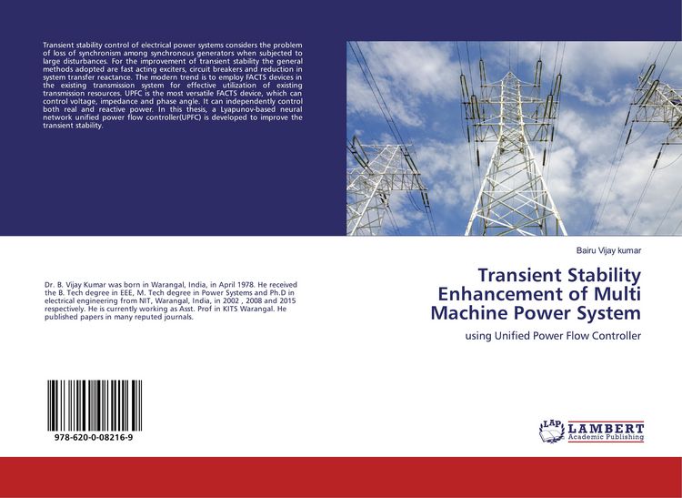 Produktbild: Transient Stability Enhancement of Multi Machine Power System