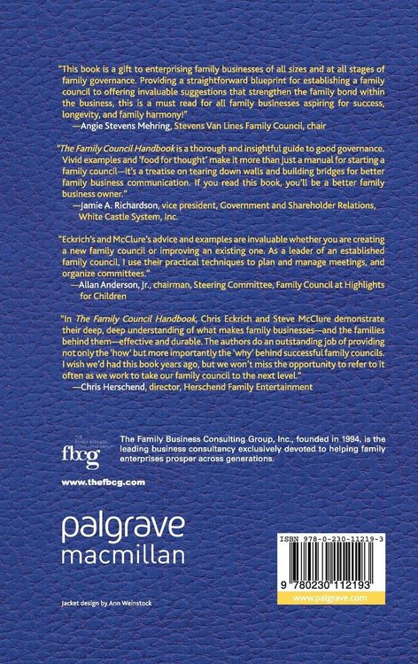 Produktbild: The Family Council Handbook