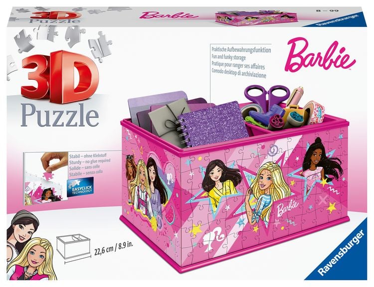 Produktbild: 3D Puzzle Aufbewahrungsbox Barbie