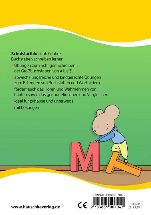 Produktbild: Schulstart-Block ab 6 Jahre &ndash; Buchstaben schreiben lernen