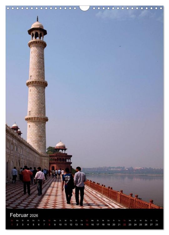 Produktbild: Taj Mahal - Monument der Liebe (Wandkalender 2026 DIN A3 hoch), CALVENDO Monatskalender