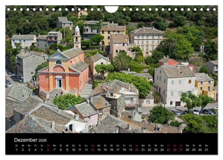 Produktbild: Korsika Insel der Sch&ouml;nheit (Wandkalender 2026 DIN A4 quer), CALVENDO Monatskalender