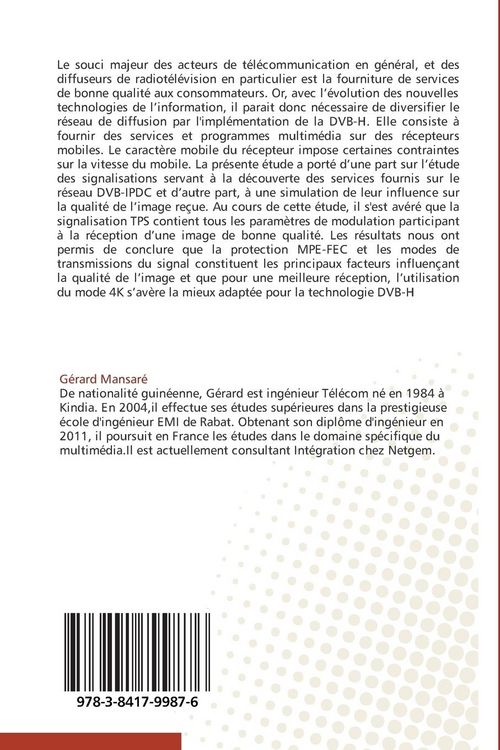 Produktbild: La technologie DVB-H:Etudes et analyse des signalisations