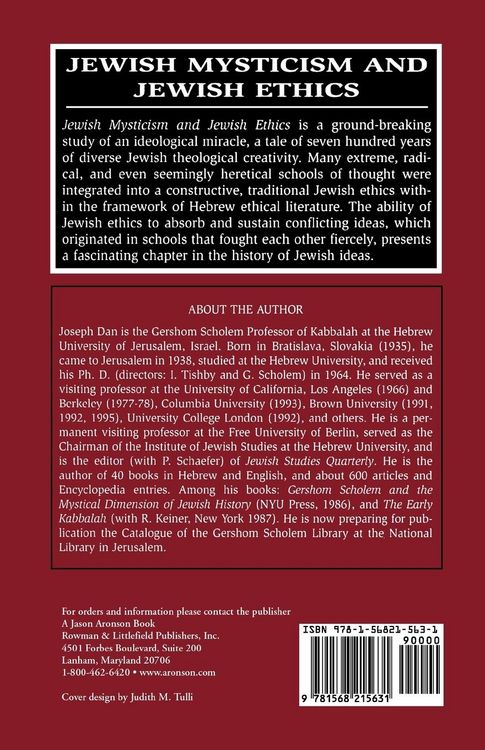 Produktbild: Jewish Mysticism and Jewish Ethics