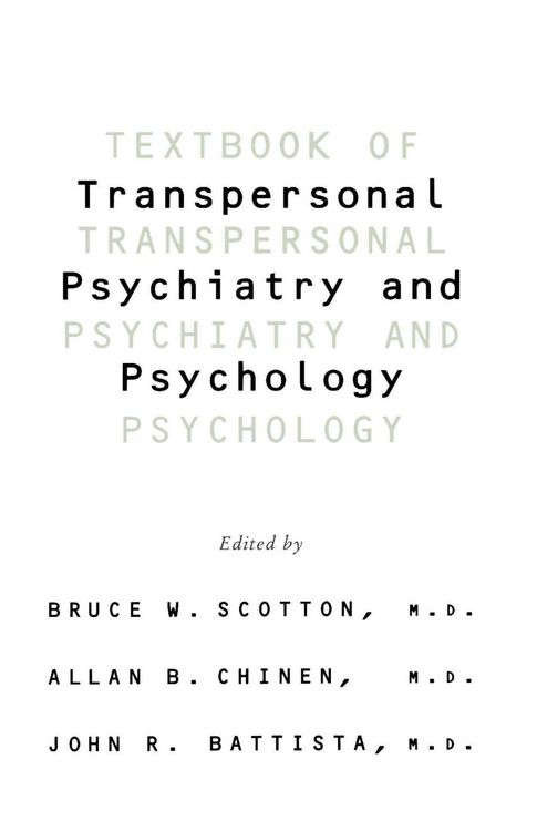 Produktbild: Textbook Of Transpersonal Psychiatry And Psychology