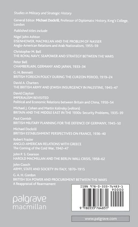 Produktbild: Britain and the Ruhr Crisis