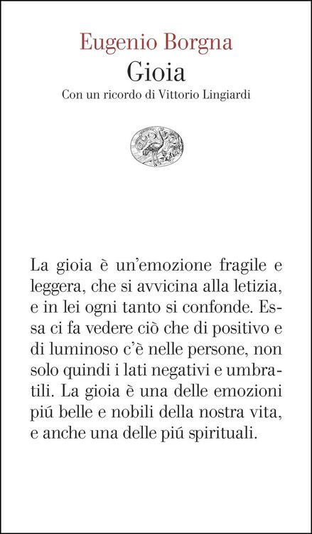 Produktbild: Gioia. Con un ricordo di Vittorio Lingiardi