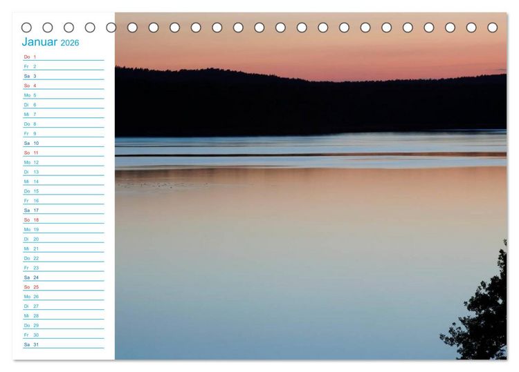 Produktbild: Urlaubsparadies Scharm&uuml;tzelsee (Tischkalender 2026 DIN A5 quer), CALVENDO Monatskalender