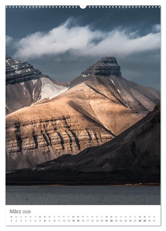 Produktbild: Die Arktis - Naturfotografien aus Spitzbergen (hochwertiger Premium Wandkalender 2026 DIN A2 hoch), Kunstdruck in Hochglanz