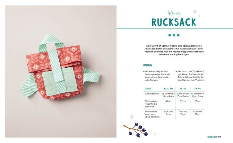 Produktbild: Hej. Minimode &ndash; S&uuml;&szlig;e Puppenkleidung n&auml;hen
