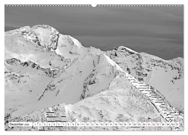 Produktbild: Dreitausender in den Alpen (Wandkalender 2026 DIN A2 quer), CALVENDO Monatskalender