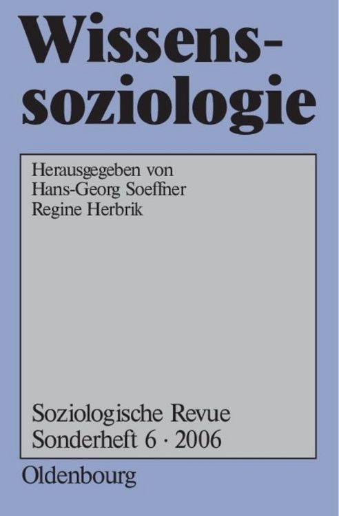 Produktbild: Wissenssoziologie