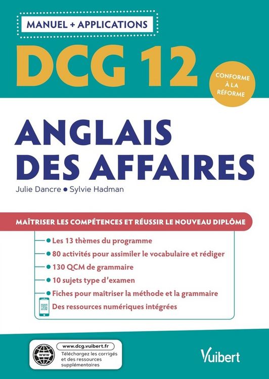 Produktbild: Dcg 12 anglais affaires manuel et