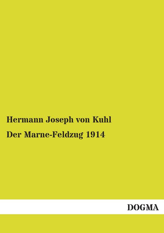 Produktbild: Der Marne-Feldzug 1914