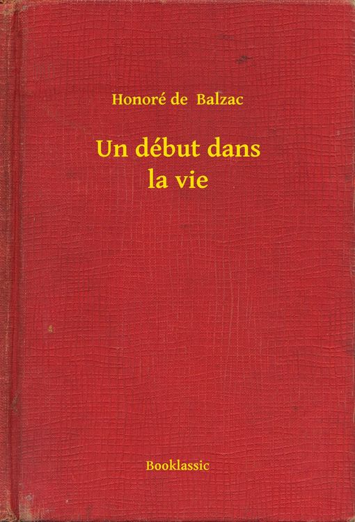 Produktbild: Un d&eacute;but dans la vie