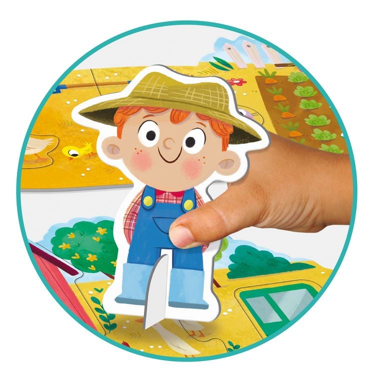 Produktbild: GOULA XXL-Puzzle Bauernhof