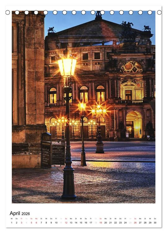 Produktbild: Bilder aus Dresden (Tischkalender 2026 DIN A5 hoch), CALVENDO Monatskalender