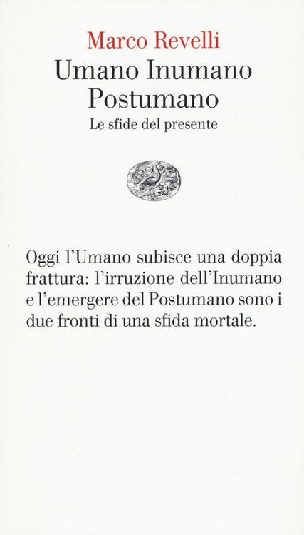 Produktbild: Umano Inumano Postumano. Le sfide del presente