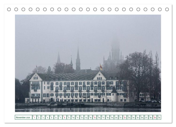 Produktbild: Konstanz - die gr&ouml;&szlig;te Stadt am Bodensee (Tischkalender 2026 DIN A5 quer), CALVENDO Monatskalender