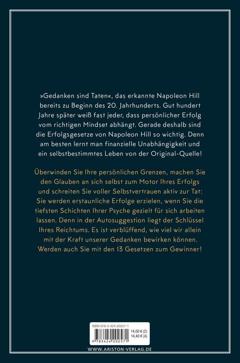 Produktbild: Denke nach und werde reich