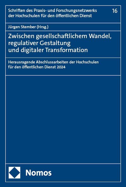 Produktbild: Zwischen gesellschaftlichem Wandel, regulativer Gestaltung und digitaler Transformation