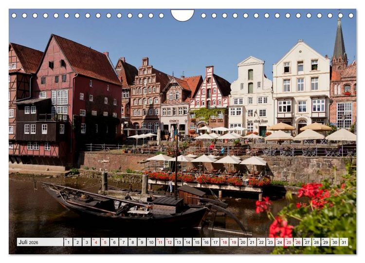 Produktbild: Deutschlands sch&ouml;nste Altst&auml;dte (Wandkalender 2026 DIN A4 quer), CALVENDO Monatskalender