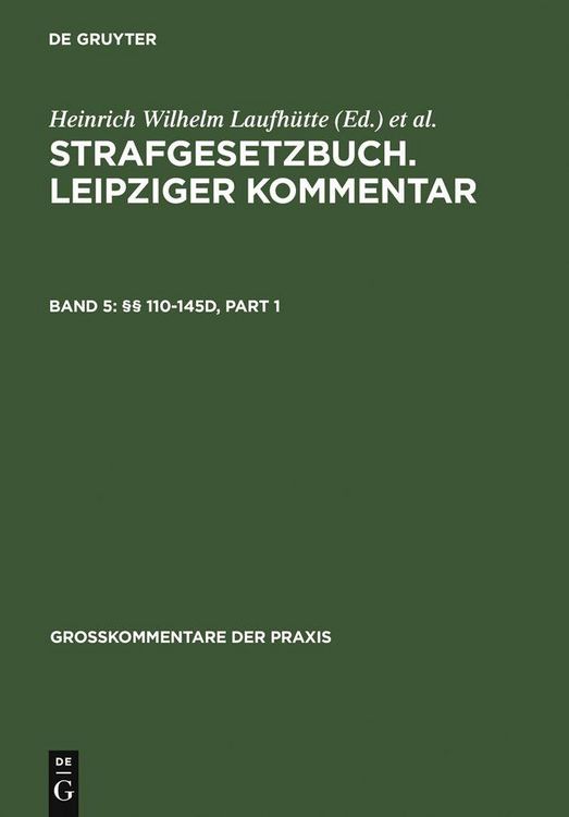 Produktbild: &sect;&sect; 110-145d