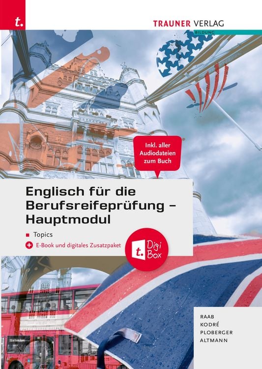 Produktbild: Englisch f&uuml;r die Berufsreifepr&uuml;fung - Hauptmodul Topics + TRAUNER-Digi-Box + E-Book